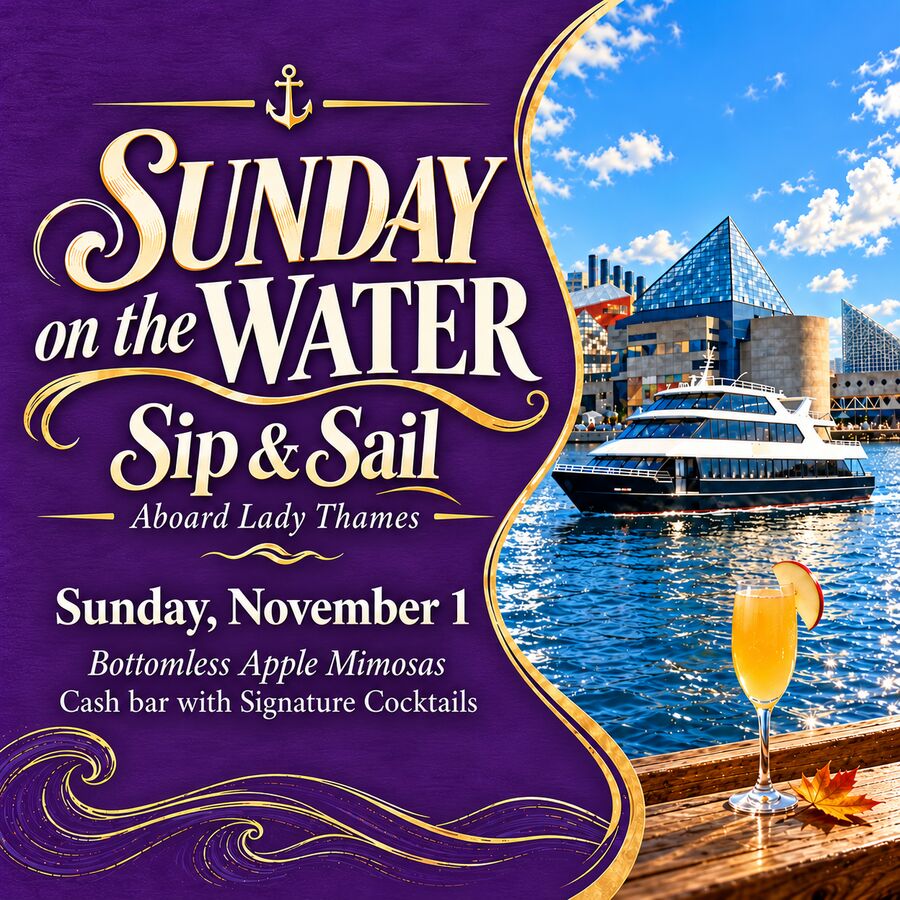 Sunday on the Water Sip and Sail aboard Lady Thames, bottomless apple mimosas